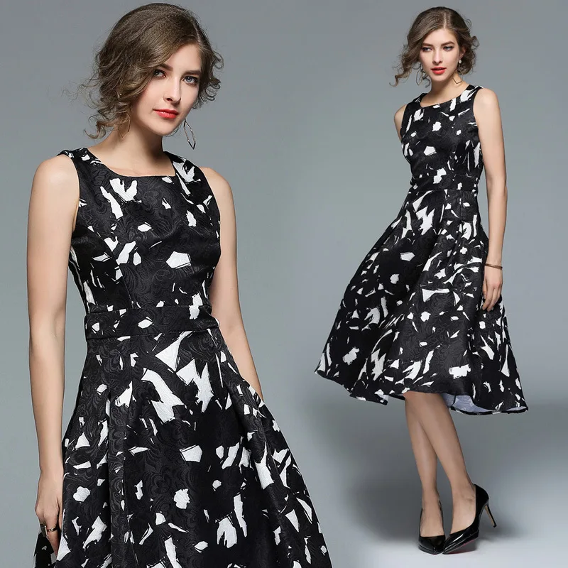 Zqlz 2018 летнее женское платье элегантный Вечеринка Винтаж Vestidos Mujer Мода О Средства