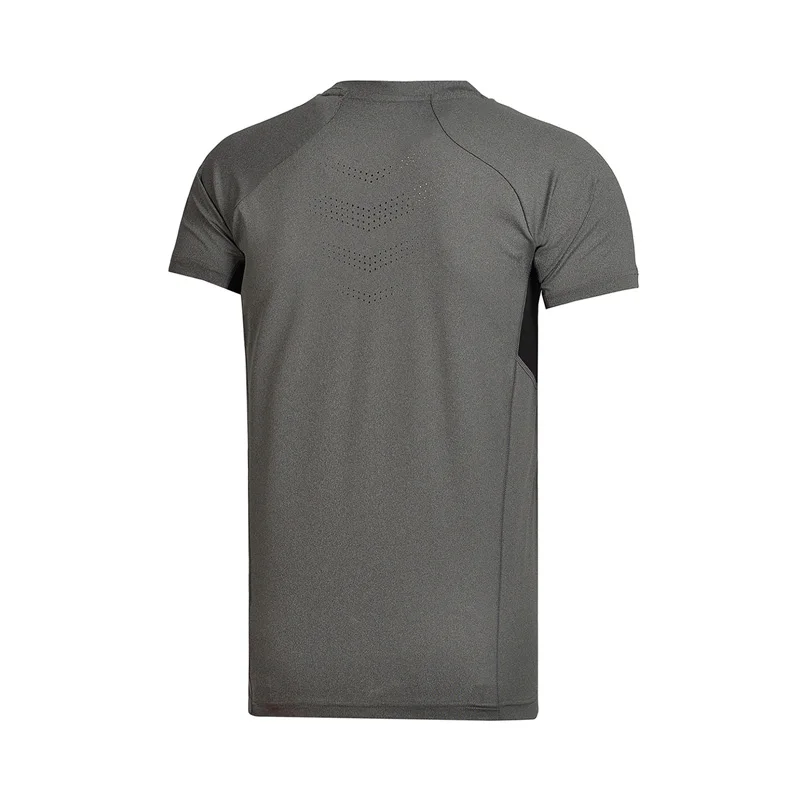 Li-Ning мужские футболки для тренировок ATDRY с коротким рукавом дышащей подкладкой