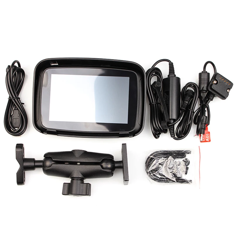 IatuGo 5 дюймов мотоцикл gps мото навигация Android gps мотоцикл емкостный четырехъядерный Wifi Bluetooth Водонепроницаемый IPX7 FM