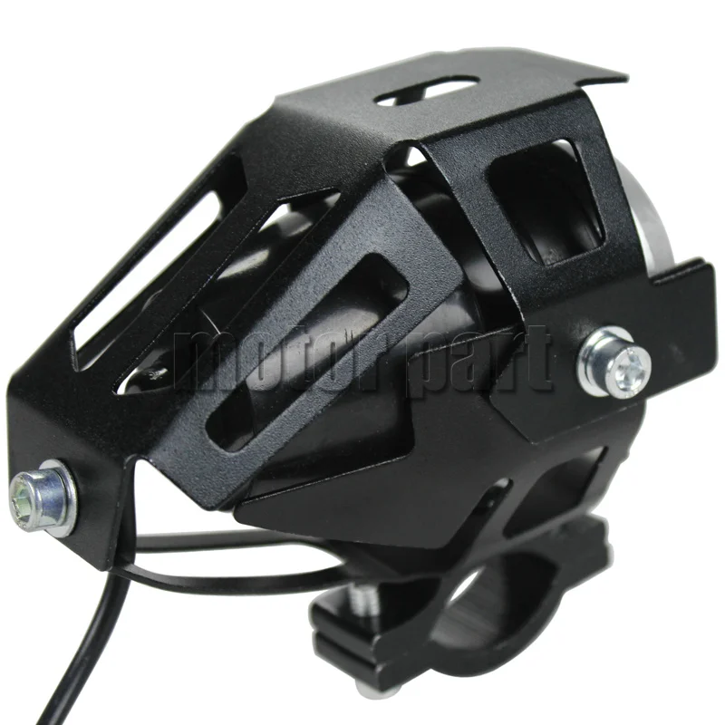 U5 Motorcycle Led Headlight Spotlight Driving Fog Spot Light Strobe Lamp Switch Moto Motorbike Accessories | Автомобили и