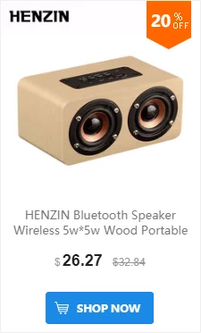 HENZIN Mini Bluetooth Динамик Водонепроницаемый IPX6 Беспроводной Портативный BT Колонка Динамик 1200 мАч с FM радио карты памяти MP3 музыка плеер