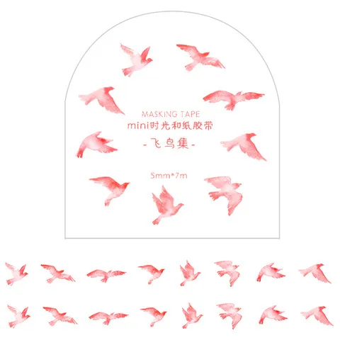 Tape 2 1 шт. креативная васи лента Diy клейкая маскирующая Лента Скрапбукинг бумажная наклейка Kawaii канцелярские принадлежности офисные украшения школьные принадлежности - Цвет: Tape 2