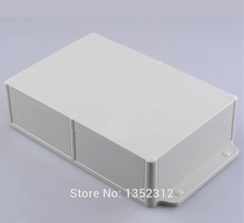 

2 pcs 283 *165*66mm IP68 wall mount waterproof electronic plastic box abs PLC enclosure DIY project control case junction box