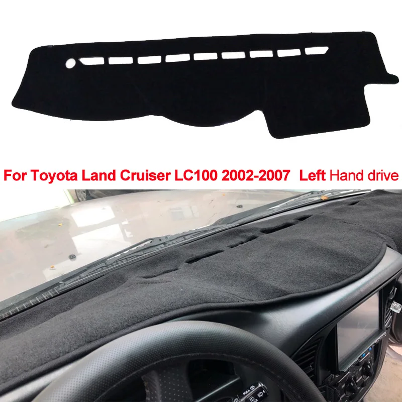 Крышка приборной панели автомобиля для Toyota Land Cruiser LC100 2002 2003 2004 2005 2006 2007 приборной панели коврик ковровое покрытие Защита от солнца