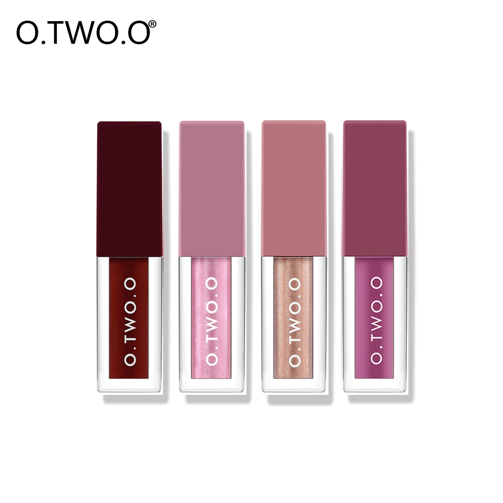 O. TWO. O Набор Блеск для губ шелковистый искушение водостойкая увлажняющая жидкая