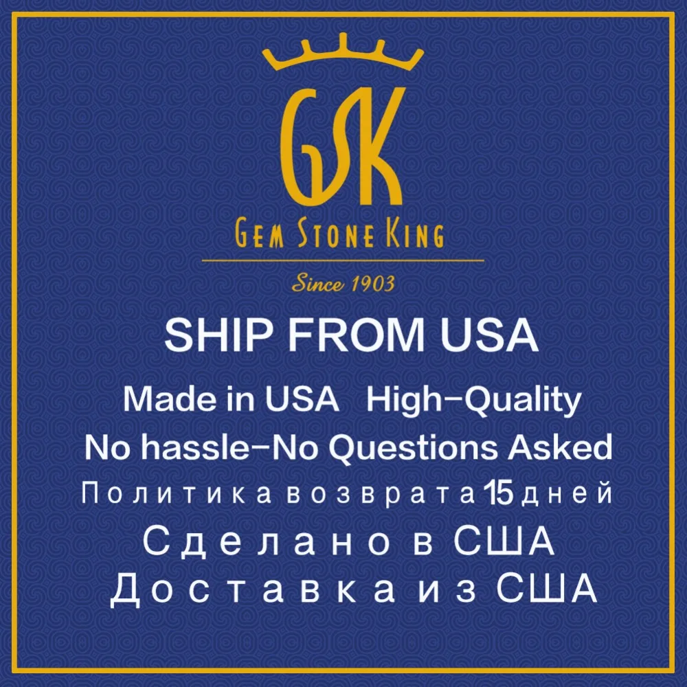 Золотые ювелирные изделия GemStoneKing 1.80Ct в форме сердца 6 мм красный натуральный