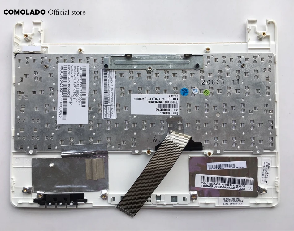 Итальянская клавиатура для Asus EeePC SeaShell X101 X101H X101CH белая с C раскладной