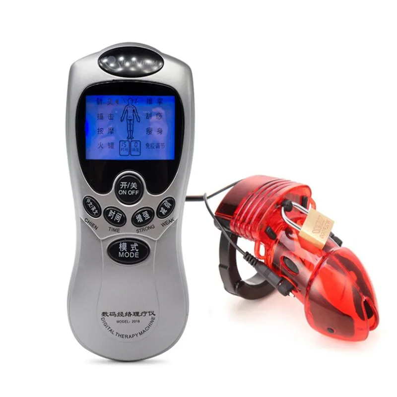 Шокирующая электрическая клетка для мужской кастетности "Cock Cages" секс игрушки для мужчин устройства для кольца на пенис "CB6000S" Продукты кольца Секс-шоп.