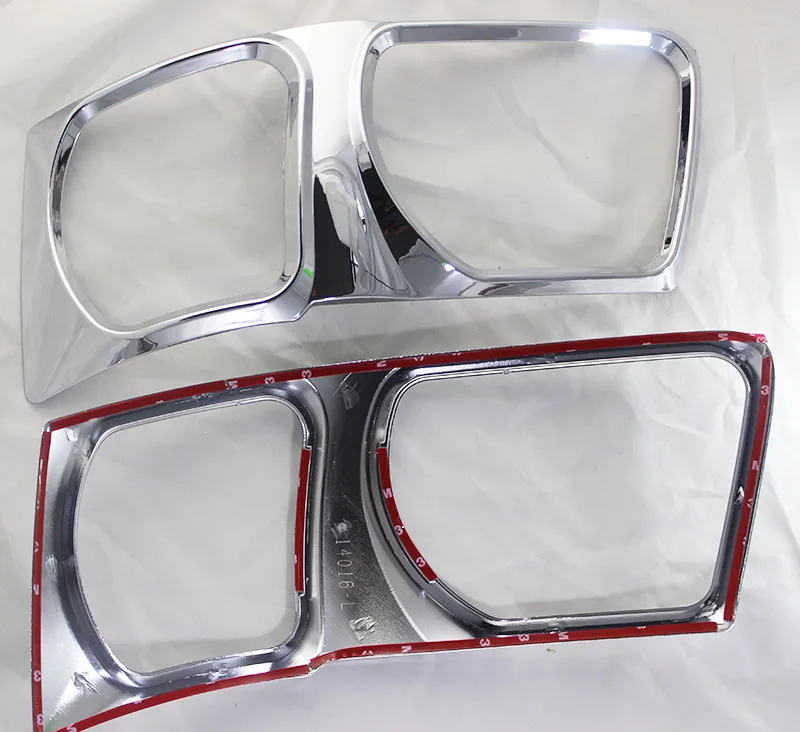 2 шт. ABS Хромированная накладка на фары для Toyota SUCCEED 2001 2002 2003 2004 фары для автомобиля аксессуары