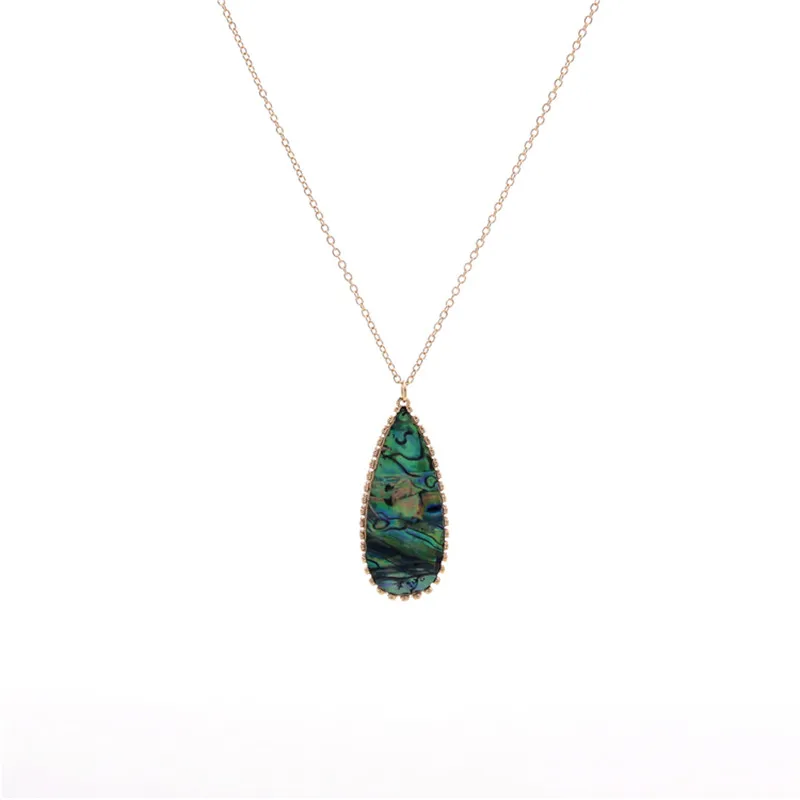 XQ Дамская мода ювелирные изделия Овальный квадратный цвет ракушка кулон