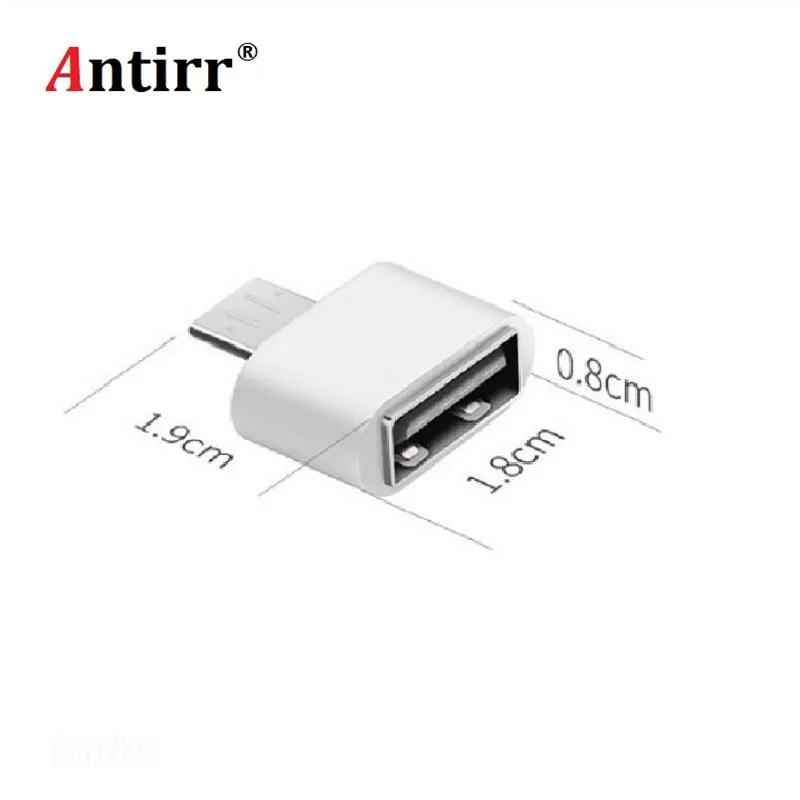 Antirr Mini Micro Usb Otg Cable To USB OTG Adapter For Samsung HTC Xiaomi Sony LG Android OTG Card Reader Usb OTG adapter images - 6