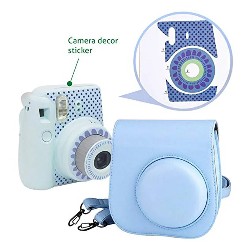 Набор аксессуаров 9 в 1 для камеры Fujifilm Instax Mini 8/9 чехол переноски с