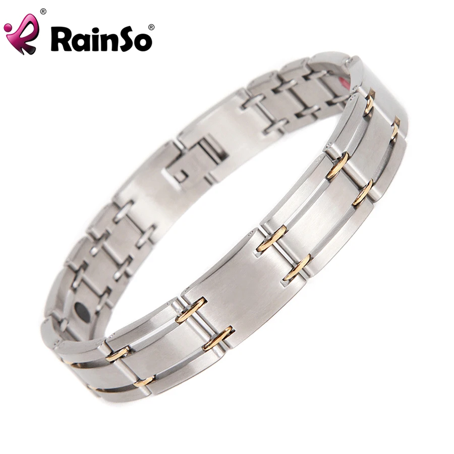 Новый Мода Jewelry Исцеление Магнитная 316L нержавеющая сталь браслет для мужчин или