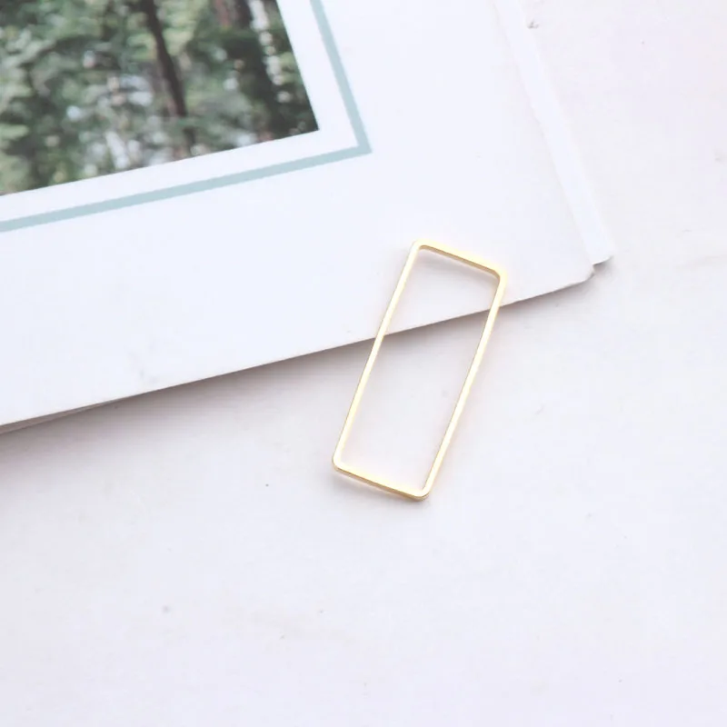 Style 7 6 шт. 24K позолоченные латунные нестандартные круглые закрытые кольца для ювелирных изделий, изготовления сережек, поиск аксессуаров - Цвет: Style 7