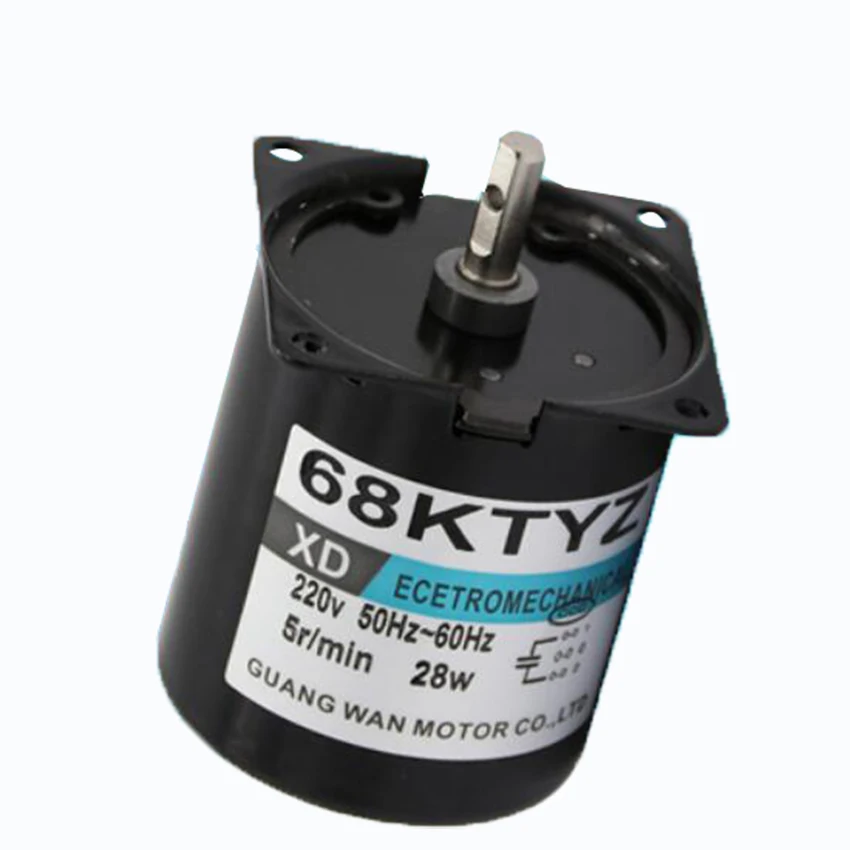 60ktyz моторный накопитель переменного тока 220V Мотор микро медленной скорости
