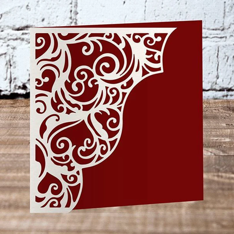 Цветочные филигранные металлические режущие штампы трафареты для украшения