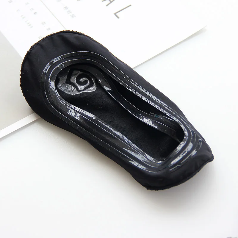 5 пар/лот женские летние тонкий носок тапочки силиконовые противоскользящие