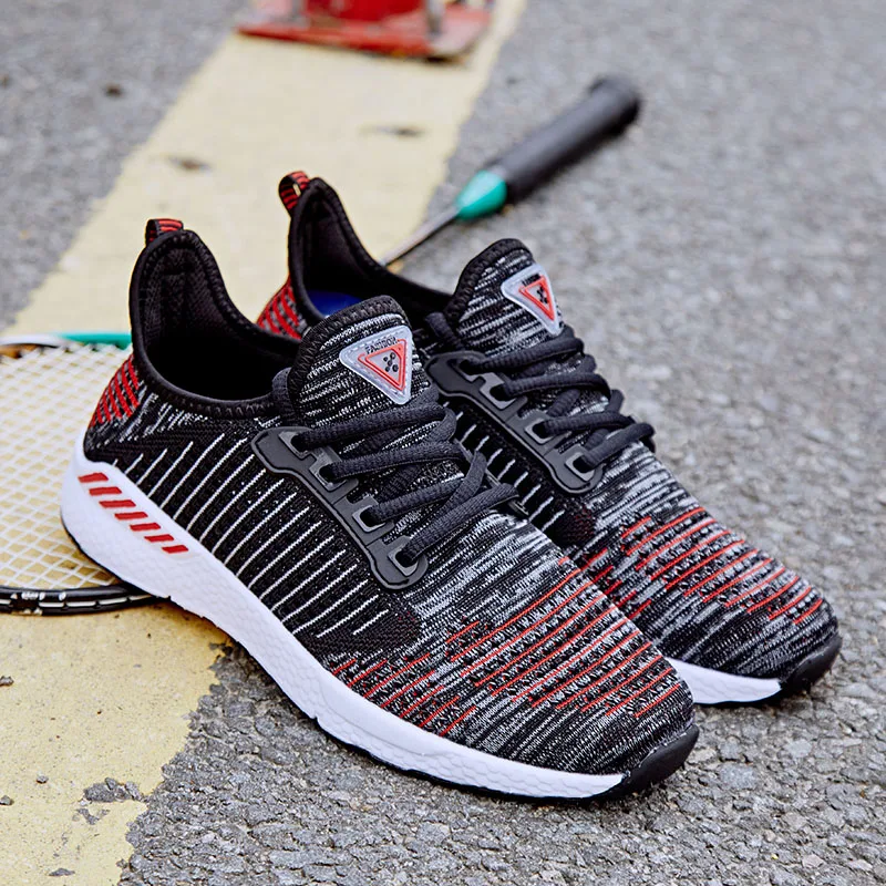 Мужские кроссовки с дышащей сеткой VESONAL повседневные легкие удобные прогулочные