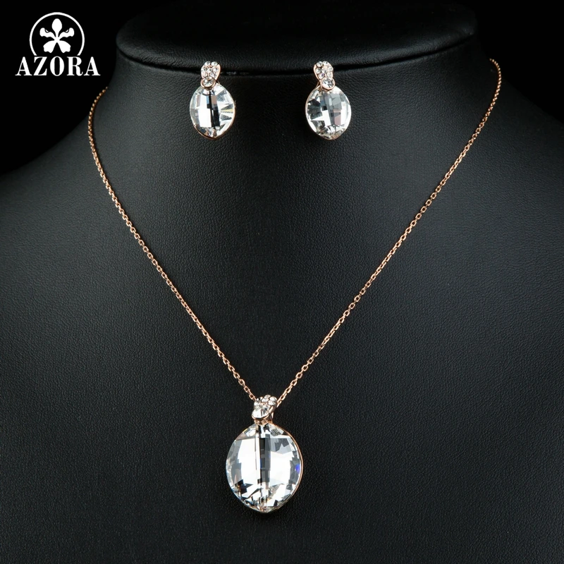 Азора Подвески Ювелирные наборы для невесты свадебная обувь большие в виде капли