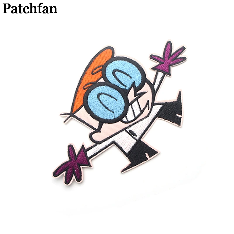 Patchfan Dexter's лаборатория DIY Вышивка для аппликации, шитья железа на одежду кронштейн украшения дома наклейки значки A2090
