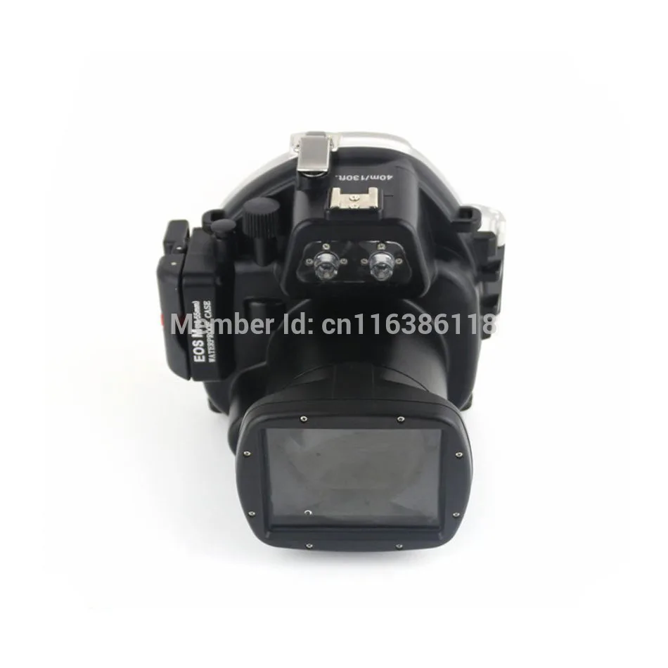 Mekon подводный 40 м 130 футов водонепроницаемый корпус камера чехол для Canon EOS m EOS-M камера подходит 18-55 мм объектив