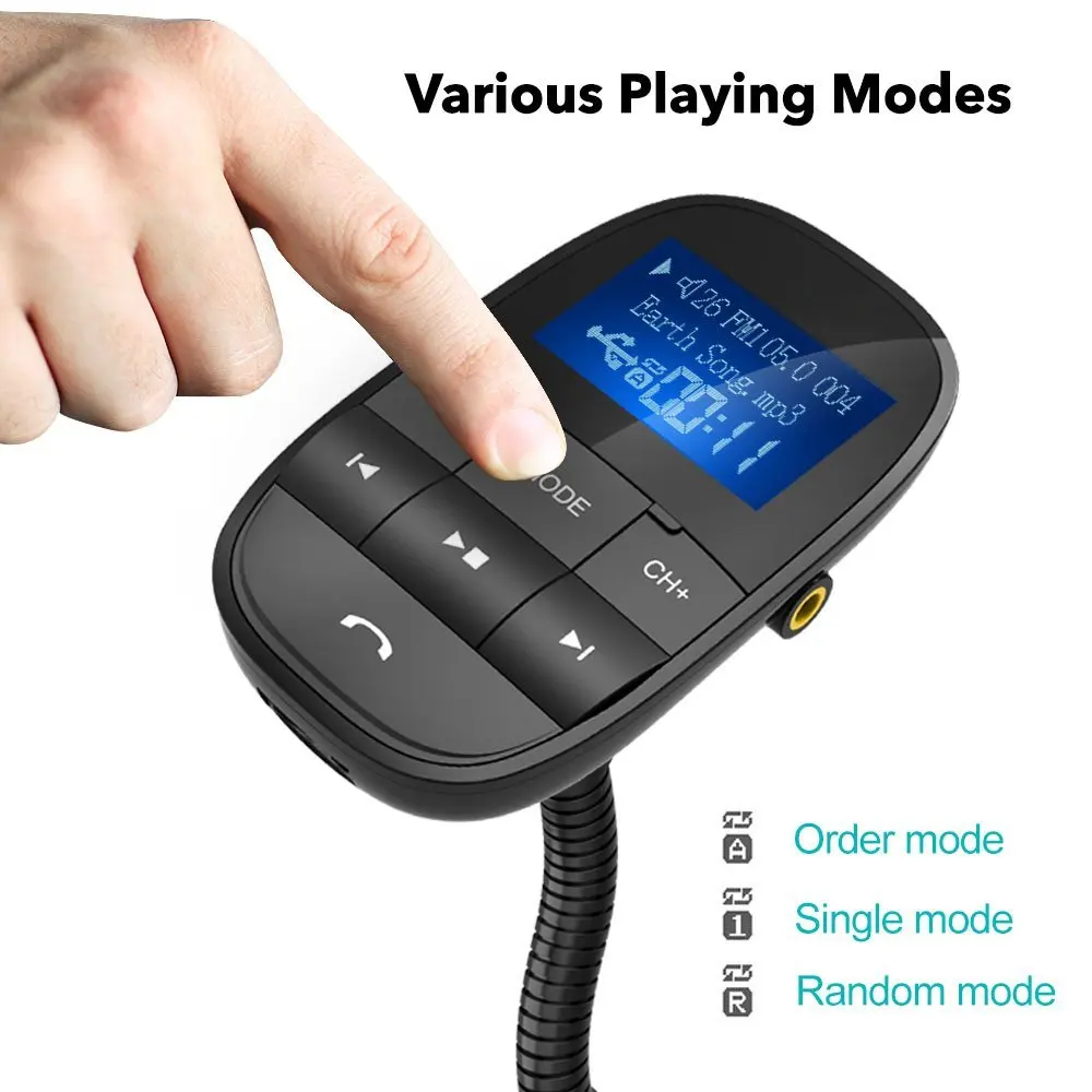Nulaxy фм модулятор fm передатчик Беспроводной Bluetooth в автомобильный адаптер аудио MP3