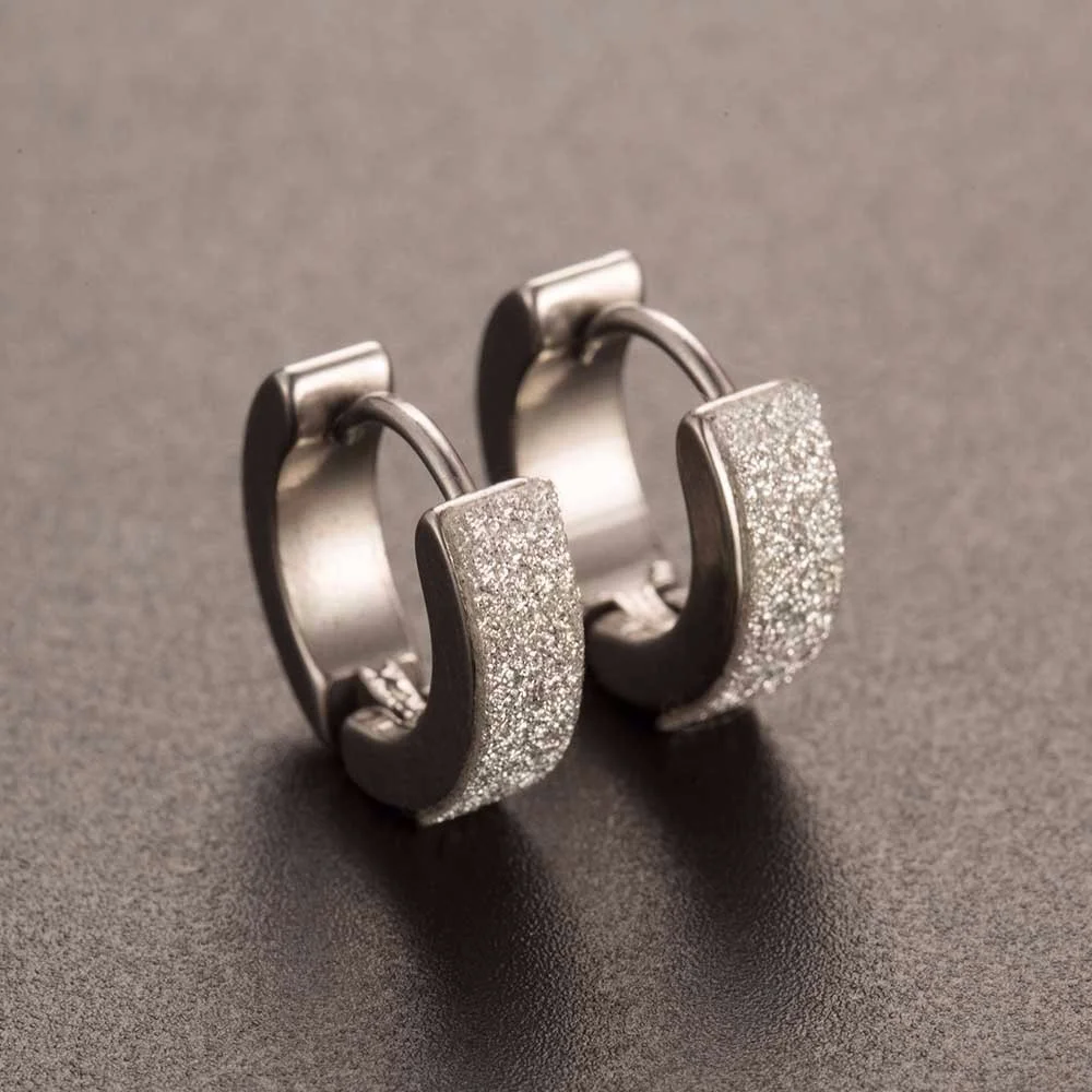 Silver color Модные минималистичные ювелирные изделия, золотые, серебряные, в стиле панк, геометрические круглые серьги-гвоздики для женщин, маленькие серьги Brincos, ювелирные изделия для ушей - Окраска металла: Silver color