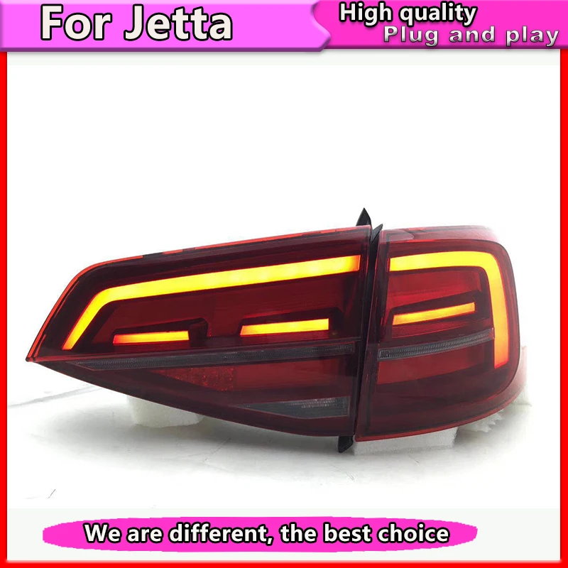 

Car Styling for vw jetta 2015-2018 LED taillights GLI MK6 LED rear lamps parking NCS For vw jetta led Dynamic turn signal