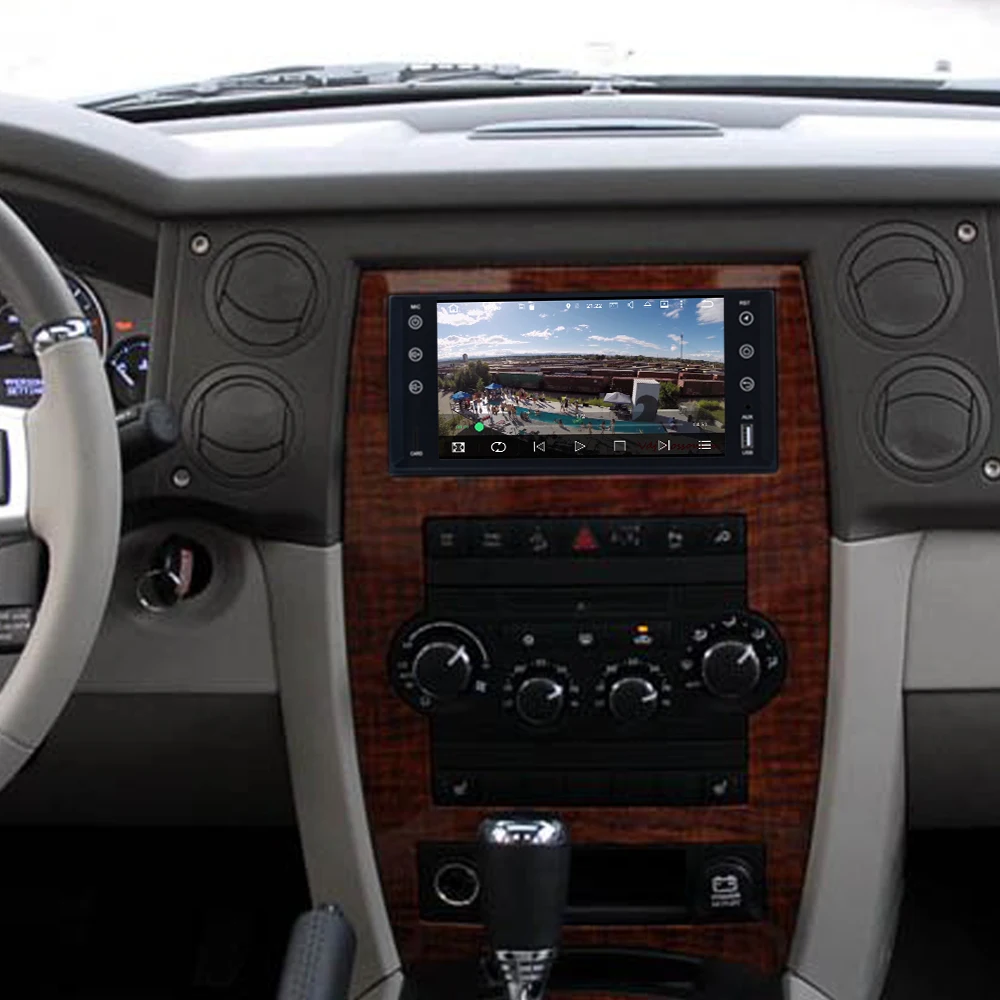 Восьмиядерный Android 8.0 7 &quotCar GPS Радио плеер головное устройство для Jeep Chrysler Dodge с 4