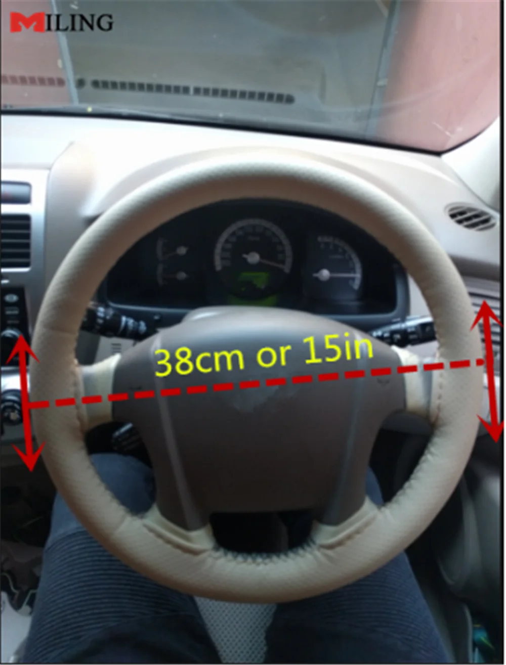 Автомобильные аксессуары рулевое колесо ручного шитья 38 см для Nissan Armada Navara NP300