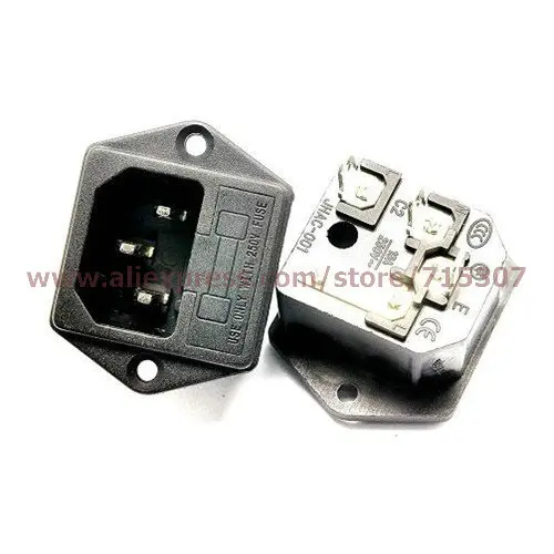 PHISCALE 3 шт. розетка переменного тока с гнездом предохранителя фиксированными