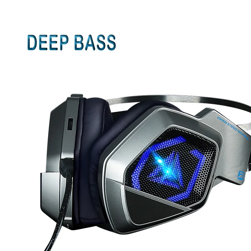 Led Gaming Headset стерео USB Игровые наушники для Xbox One PS4 компьютер телефон планшет игра