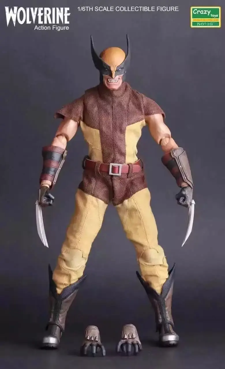 Сумасшедшие игрушки 1:6 X-men Marvels супер герой Росомаха Логан ПВХ фигурка