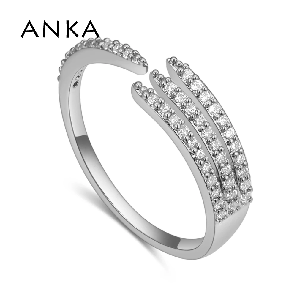 Анка Фирменная Новинка Горячие Орел коготь прозрачный Циркон Кольца для Новинки