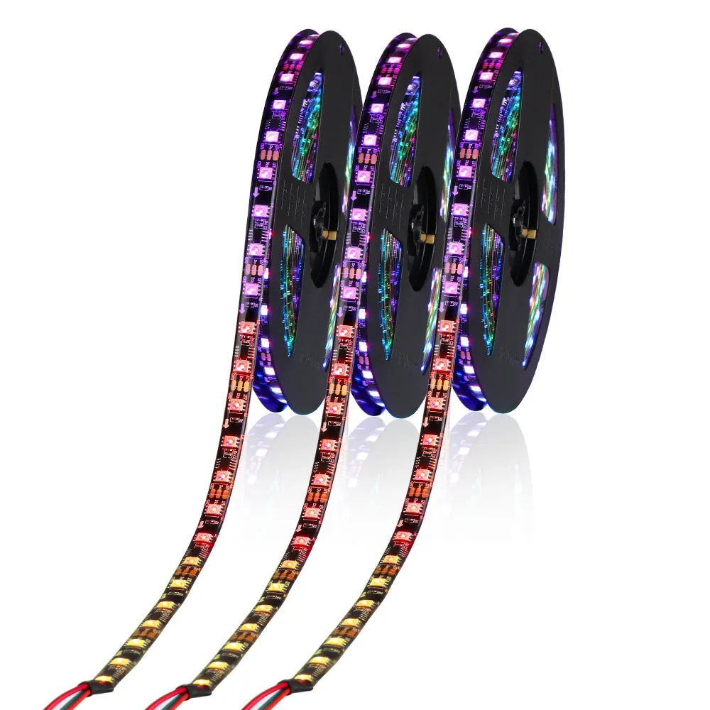 Светодиодный светильник Dream color WS2811 RGB, светодиодный светильник 5050 RGB, wifi, музыкальный контроллер, адресуемый 30/60 светодиодный s 1 M/2 M/3 M/4 M/5 M