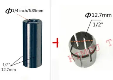 Цанговый конус 1/2 дюйма 12,7 мм 12 мм для Makita 763622 -4 763628 -2 763674 -5 RP2301FC RP2301 RP1800 RP2300 RP2300FC RP18001 RP2301FCX