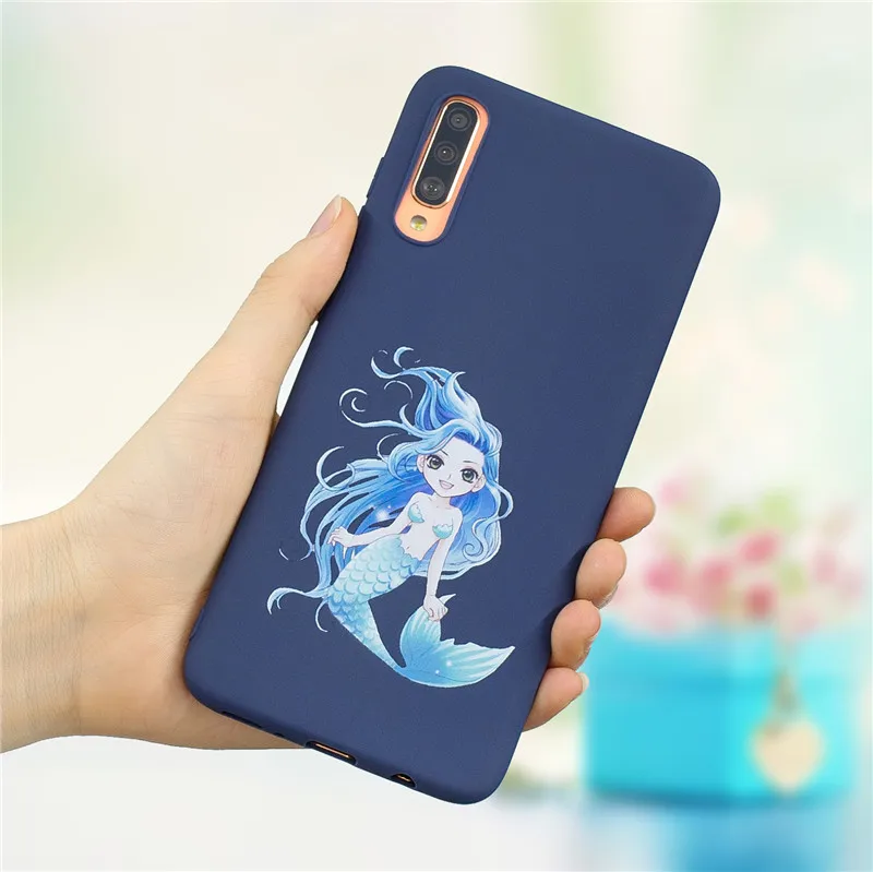 Силиконовый чехол для samsung Galaxy A30 A50 A20 A40 A10 A70 из мягкого ТПУ с фактурой под песок