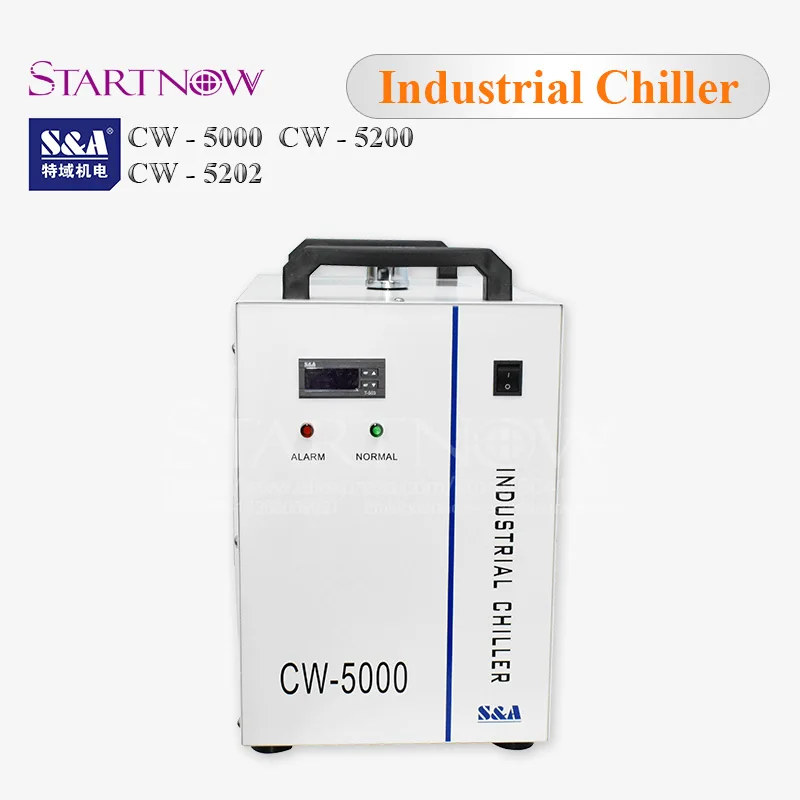 CW-5000 лазерная машина охладитель воды CW5200 S& Промышленный охладитель для лазерного станка с ЧПУ шпиндель 80 100 Вт 130 Вт 150 Вт Co2 лазерная трубка