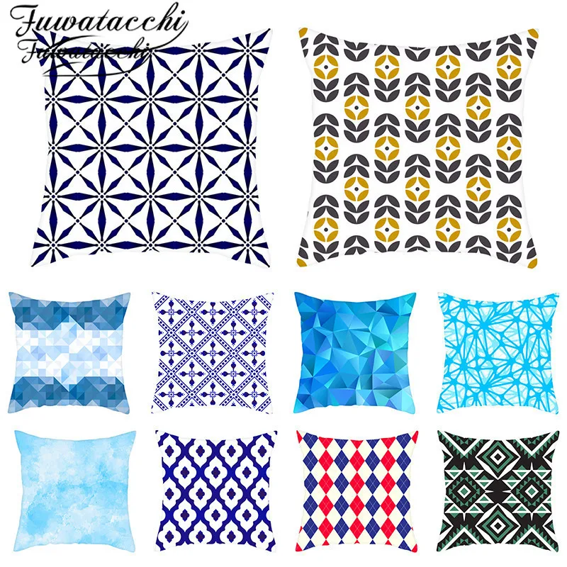 Декоративный чехол для диванной подушки в скандинавском стиле|Наволочки| |