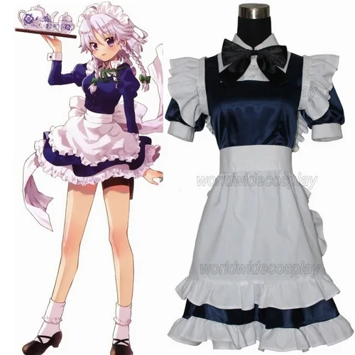 

Бесплатная доставка костюм для косплея Touhou Sakuya Izayoi на заказ на Хэллоуин и Рождество