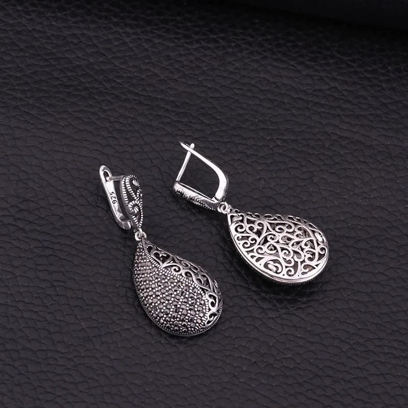 Sellsets Винтажный серебряный цвет роскошный свадебный набор ювелирных изделий для