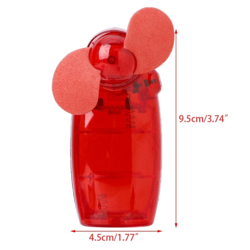 

Portable Mini Pocket Fan Cool Air Hand Held Battery Travel Holiday Blower Cooler