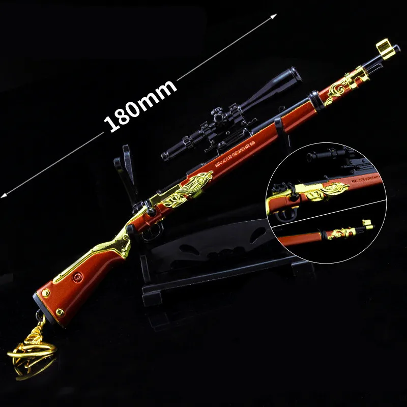 Игра PUBG SKS SCAL оружие картридж Съемный пистолет Модель 17 см Брелок высокого качества игровой брелок для ключей любовника подарки