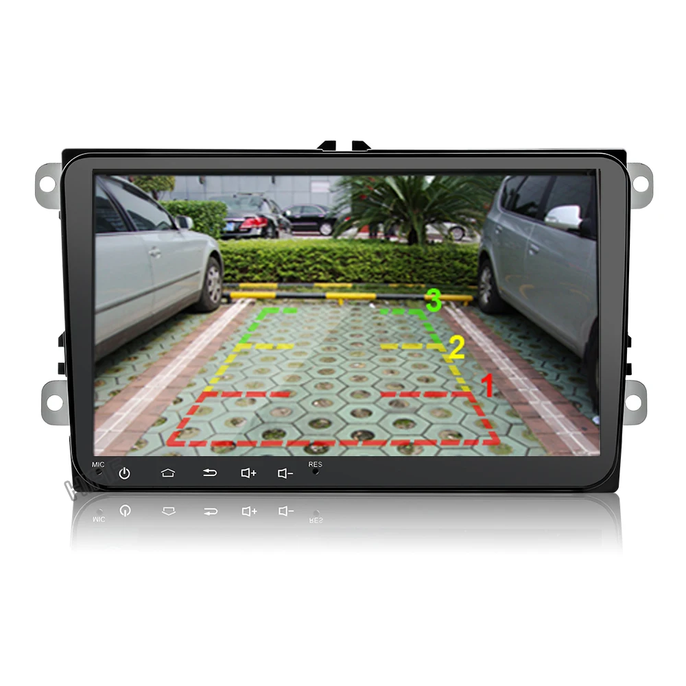 9 дюймовый Автомобильный плеер Android 10 0 четырехъядерный радио GPS без DVD для vw Volkswagen