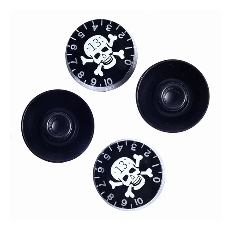 Череп голова Электрогитары ручка громкость звука Управление для гитары Gibson Les Paul