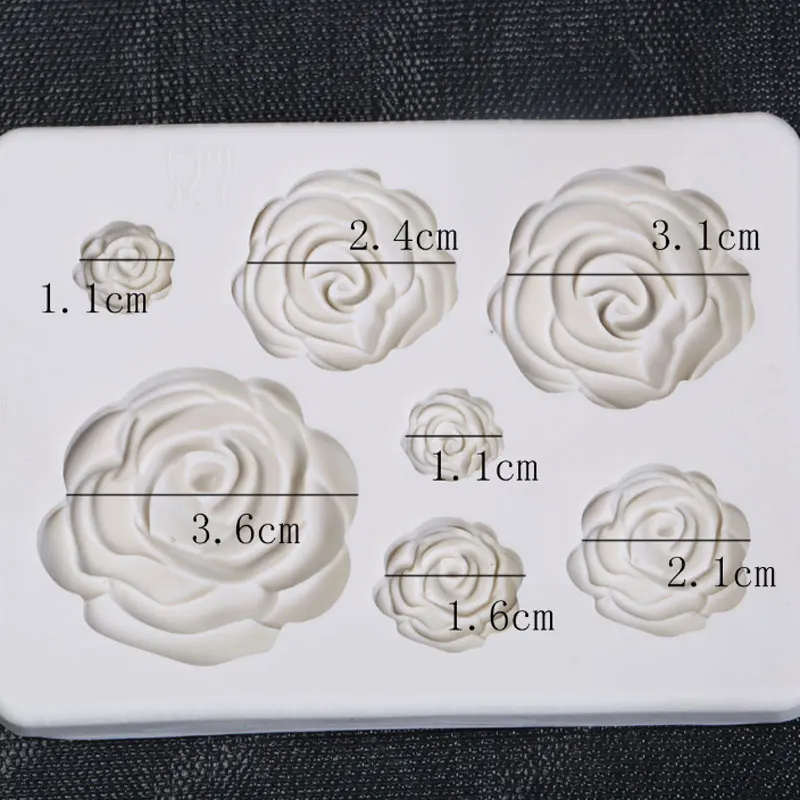 Форма для выпечки в виде листьев розы рандомный цвет | Дом и сад