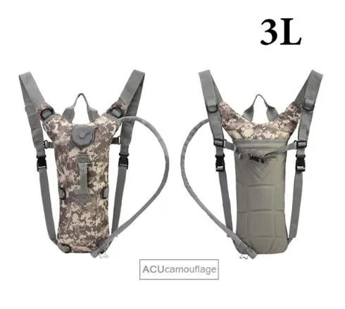 Molle военный тактический рюкзак для воды, сумки для велоспорта, походов на открытом воздухе, походов, охоты, сумка для воды, рюкзак для альпинизма - Цвет: 3L  ACU