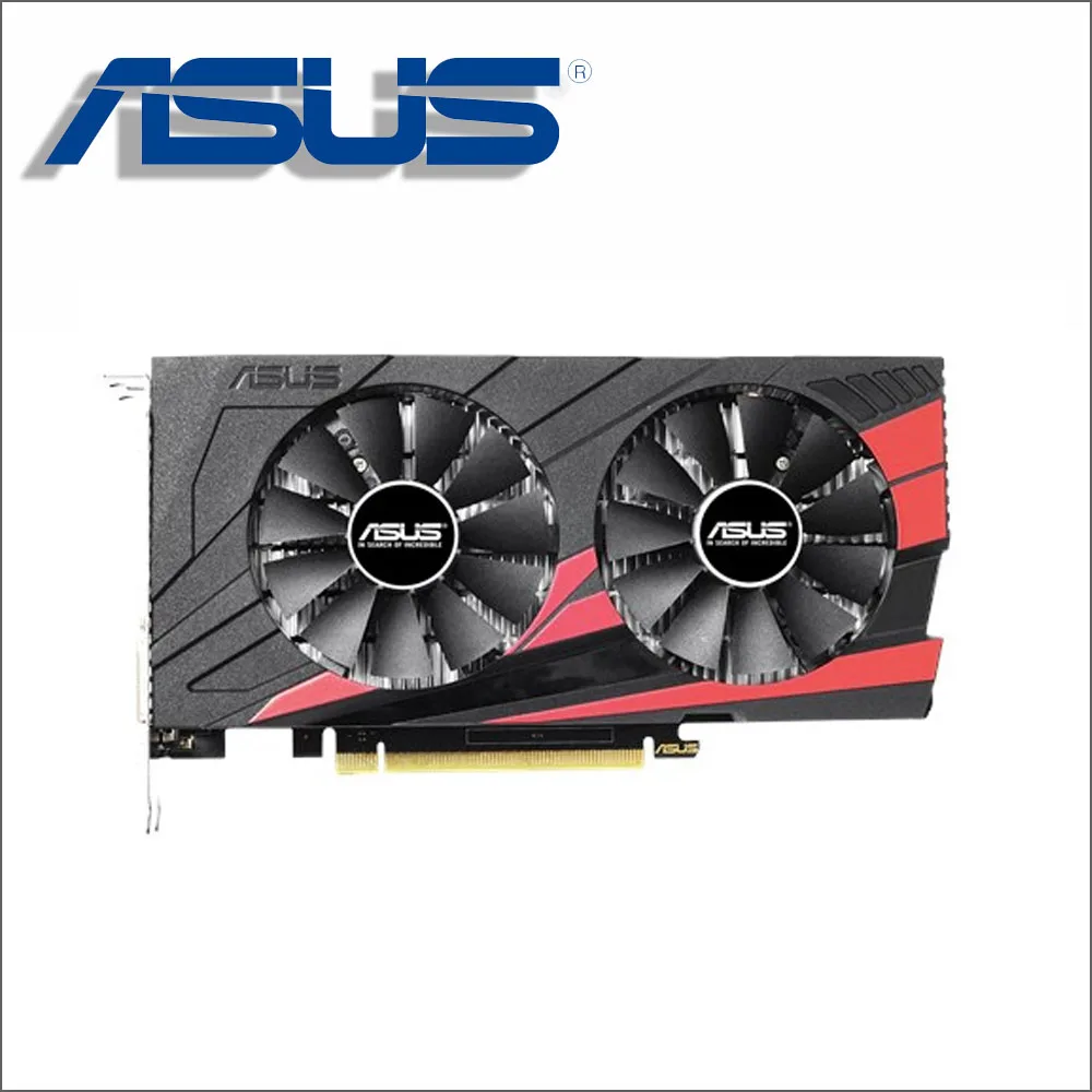 Б/у Видеокарта ASUS GTX 1050Ti 4 Гб 128 бит GDDR5 видеокарты для nVIDIA VGA карты Geforce GTX1050ti Hdmi Dvi игра 1050