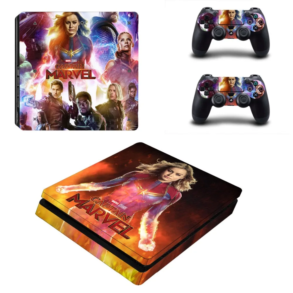 Наклейки PS4 тонкий контроллер кожи для игровая приставка Сони 4 шкуры Dualshock