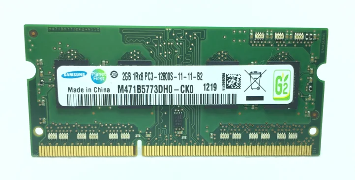 Samsung ноутбук память DDR3 2 Гб 1600 МГц PC3-12800S ноутбук ram 12800 2G